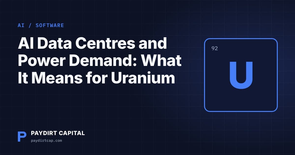AI Data Centres and Power Demand: What It Means for Uranium