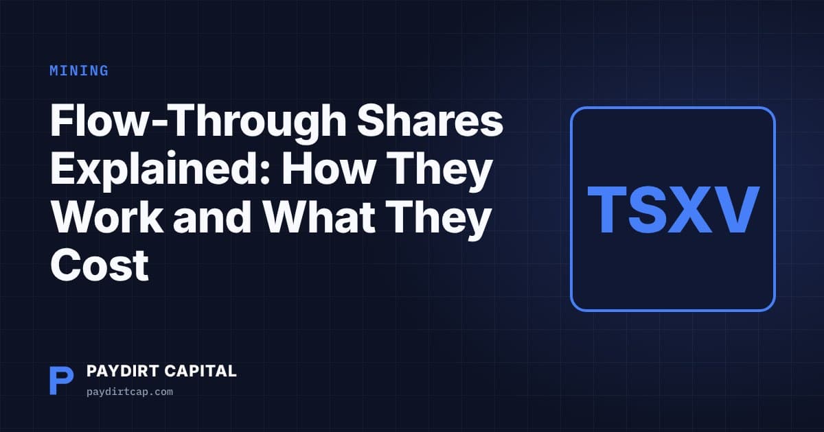 Flow-Through Shares Explained: How They Work and What They Cost