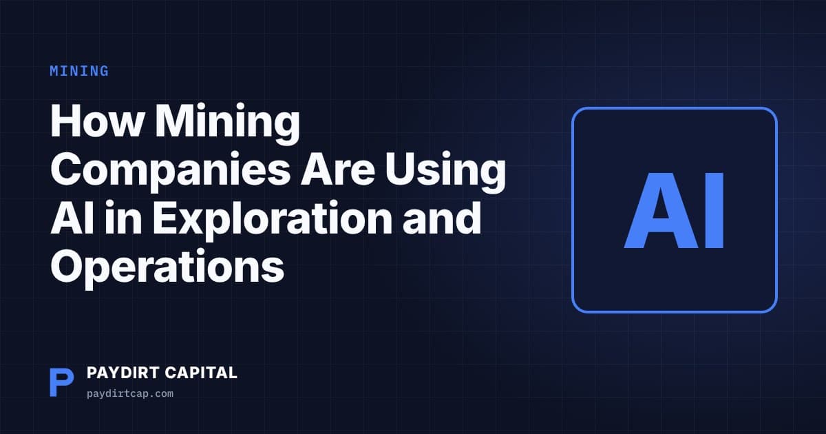 How Mining Companies Are Using AI in Exploration and Operations