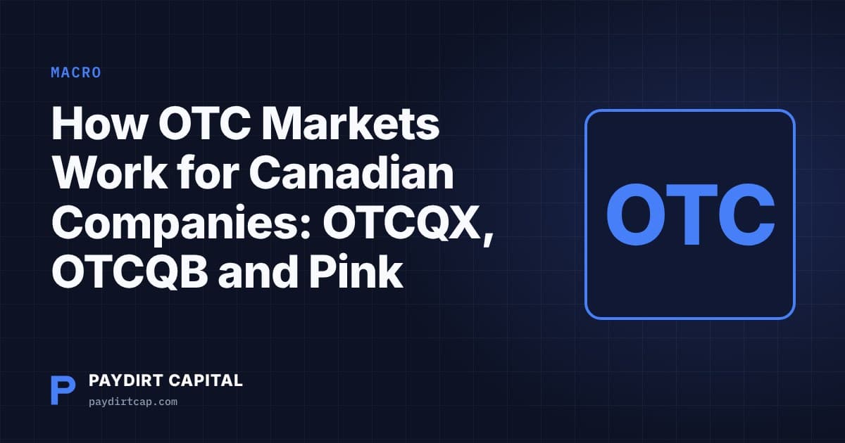 How OTC Markets Work for Canadian Companies: OTCQX, OTCQB and Pink