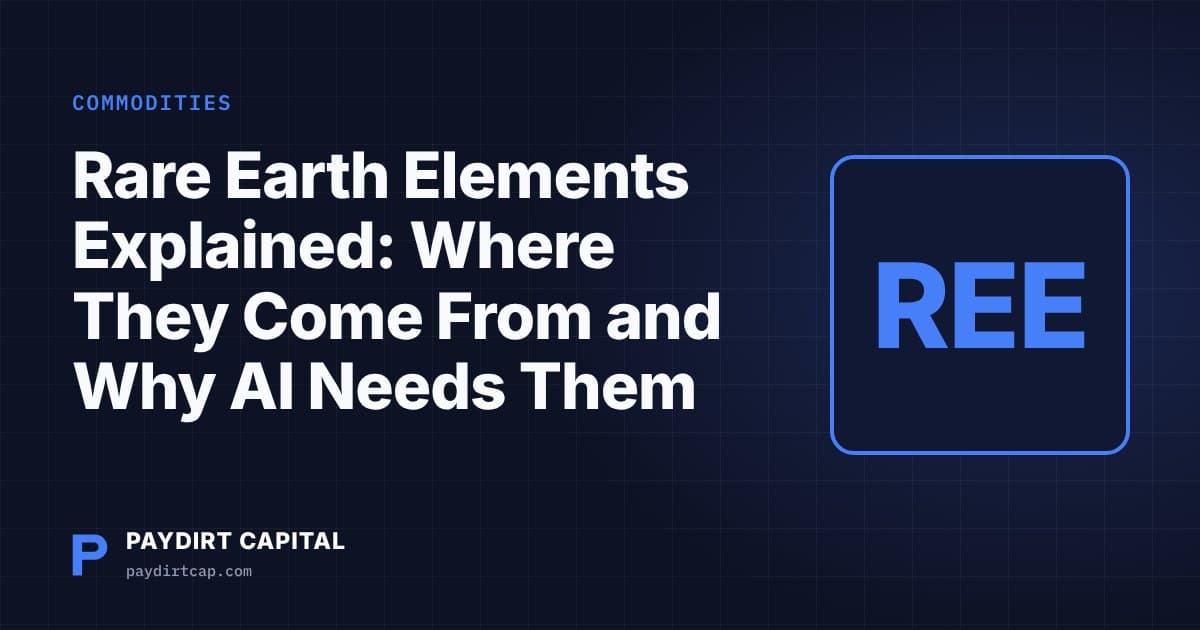 Rare Earth Elements Explained: Where They Come From and Why AI Needs Them
